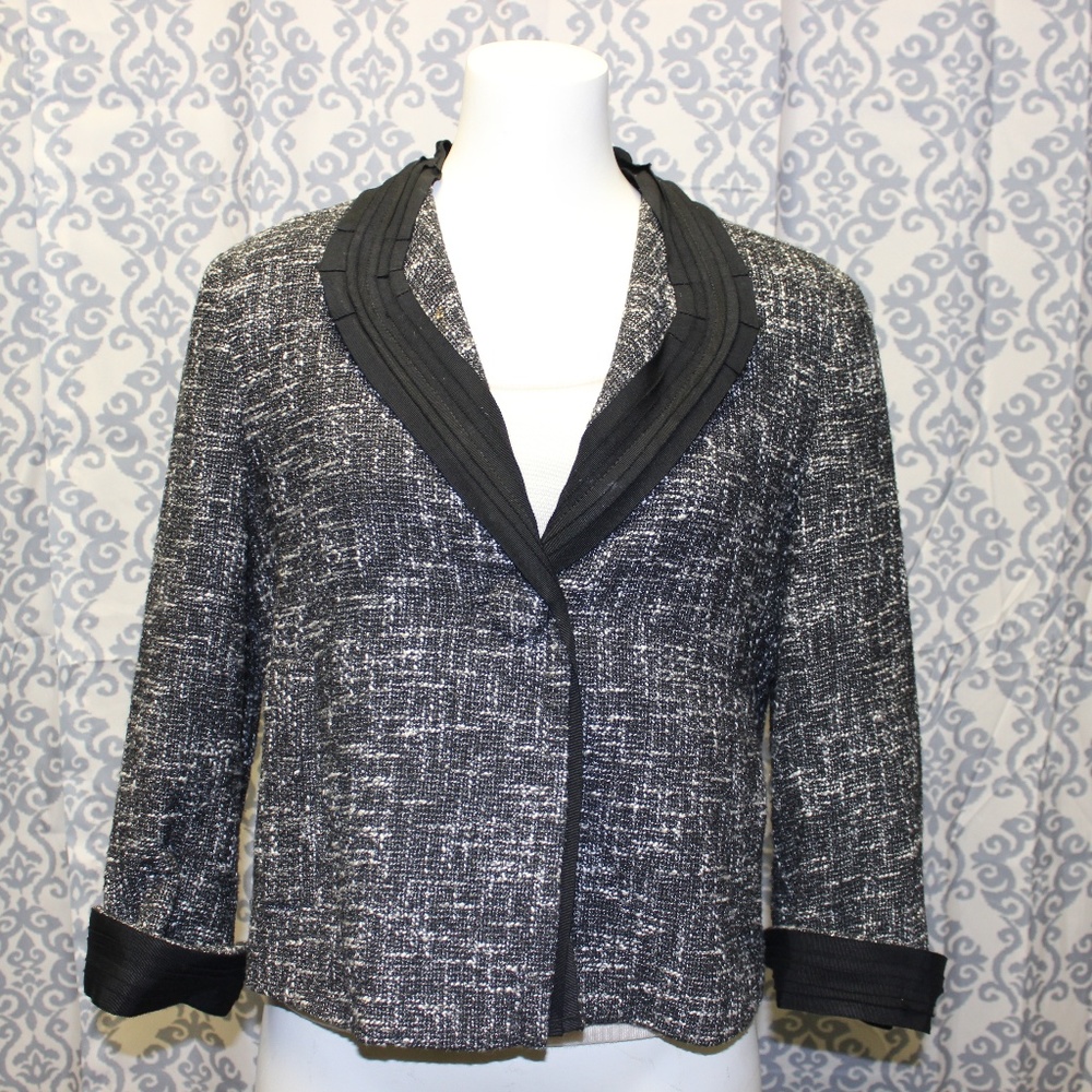 Talbots tweed blazer